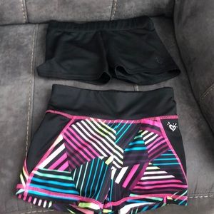 2 pairs of athletic shorts
